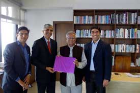 MKCL's meeting with Noble Peace Prize Laureate Professor Muhammad Yunus in Dhaka