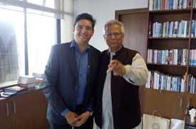 MKCL's meeting with Noble Peace Prize Laureate Professor Muhammad Yunus in Dhaka