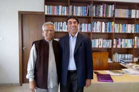 MKCL's meeting with Noble Peace Prize Laureate Professor Muhammad Yunus in Dhaka