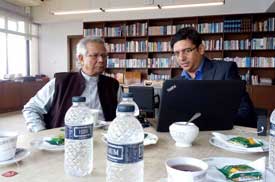 MKCL's meeting with Noble Peace Prize Laureate Professor Muhammad Yunus in Dhaka